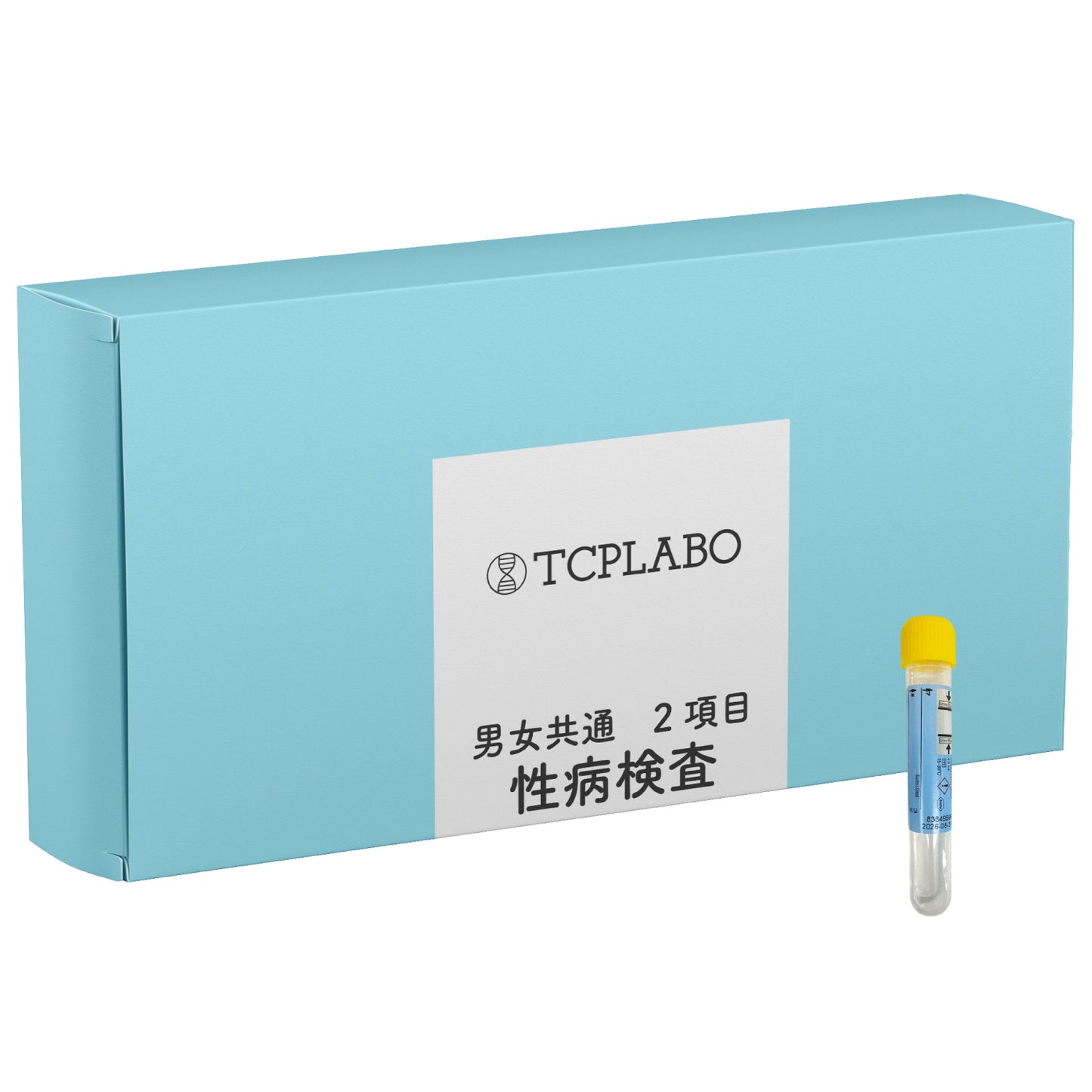性病検査キット 2項目 咽頭クラミジア 咽頭淋病 男女共通 うがい液 TCPLABO